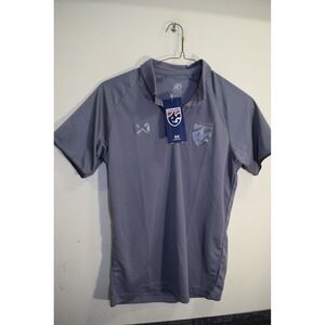 NEW Thailand National Team Warrix Football Shirt Soccer Polo MENS M Gray
